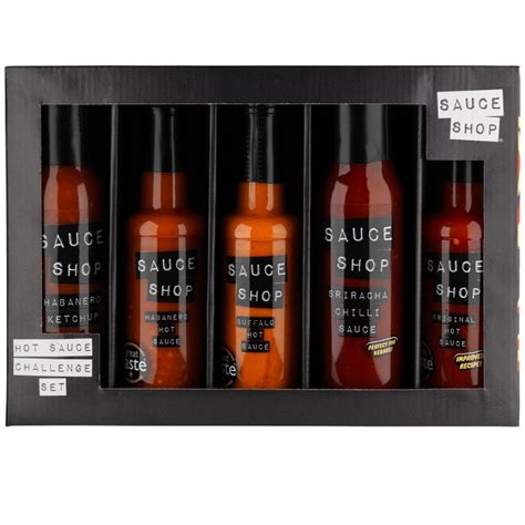 K P Sauce Shop Hot Sauce Challenge Gift Set P Delitea Se