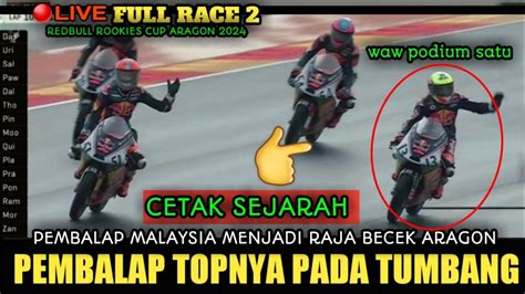 Full Race Cetak Sejarah Pembalap Malaysia Menjadi Raja Becek Aragon