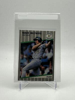 Fleer Mark Mcgwire Baseball Card Mint Free Shipping Ebay