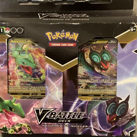 Nintendo Pokemon Tcg Rayquaza Vs Noivern V Battle Deck Trading Card