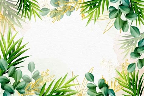 Fundo Natural Folha Dourada Free Vector Freepik Freevector