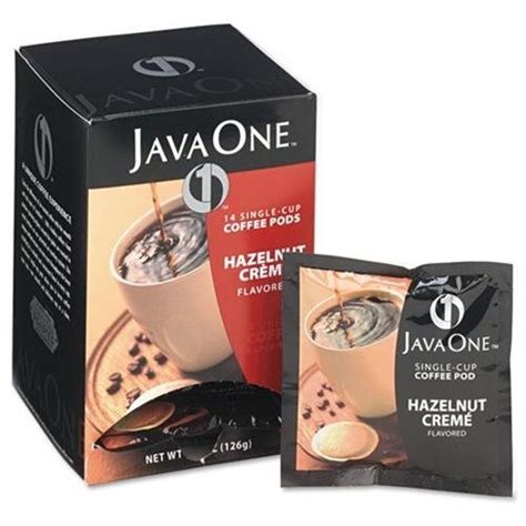 Java One Hazelnut Cream Coffee Pods 14 Pods/Box 6 Boxes/84 Pods