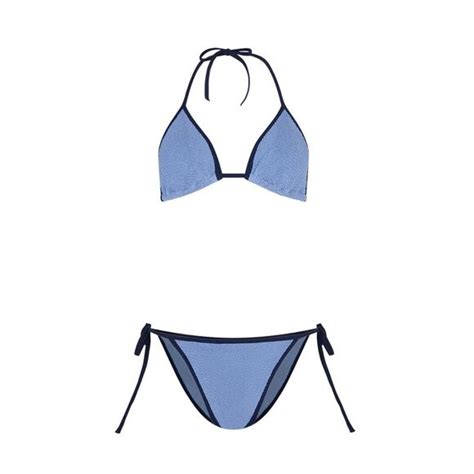 Hunza G Swim Hunza G Women Gina Bikini Contrast Poshmark