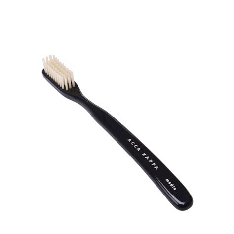 Acca Kappa Heritage Toothbrush - Black in 2024 | Acca kappa, Brushing ...