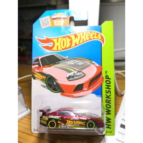 Hot Wheels Sth Toyota Supra Super Treasure Hunt Red Us Card Shopee Malaysia
