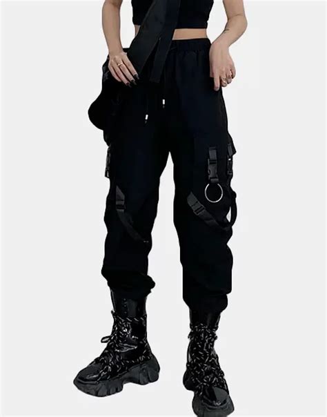 Gothic Cargohose Damen Techwear Urbxn 1