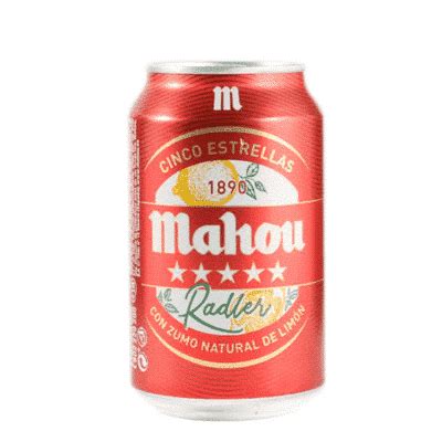 Comprar Cerveza Con Limón Radler MAHOU Lata 33 cl A Spanish Bite