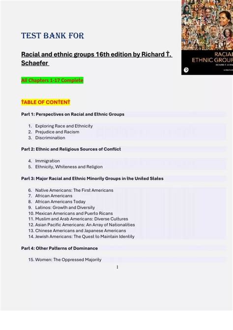 Racial And Ethnic Groups Richard Schaefer 9