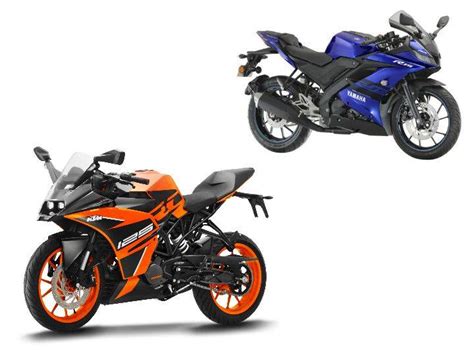 KTM RC 125 vs Yamaha YZF-R15 V30 Spec Comparison - Latest Auto News ...