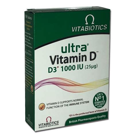 Vitabiotics Ultra Vitamin D D Iu Tablets