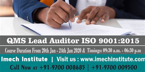 Cqi Irca Certified Quality Management Systems Audito Lead Auditor