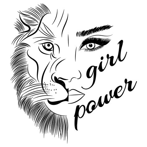 Premium Vector | Girl power inspirational quotes design