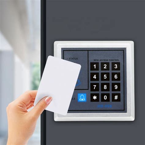 wall mounted automatic door system id card reader access control keypad