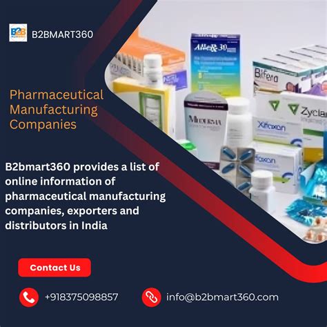 Top Pharmaceutical Manufacturing Companies On B Bmart Ezine Articles