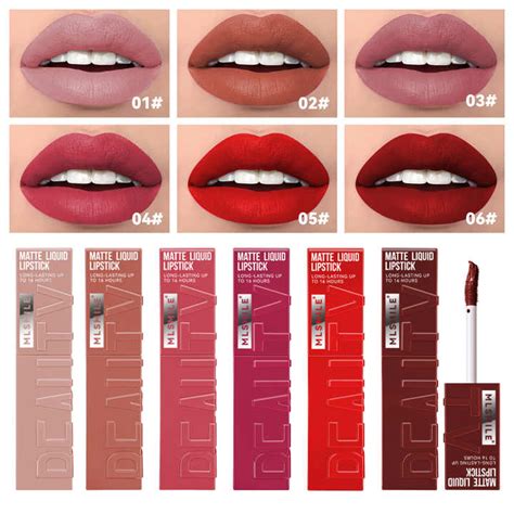 Mini Vegan Luxury Red Nude Lipstick Set Waterproof
