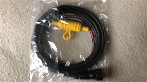 即納 Garmin ガーミン Echomap用 電源データケーブル Nmea0183 4ピン 6フィート Pn 010 12445 00 Power Data Cable 個人 航行計器