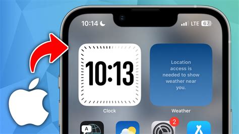 How To Add Digital Clock On IPhone Home Screen NEW UPDATE YouTube