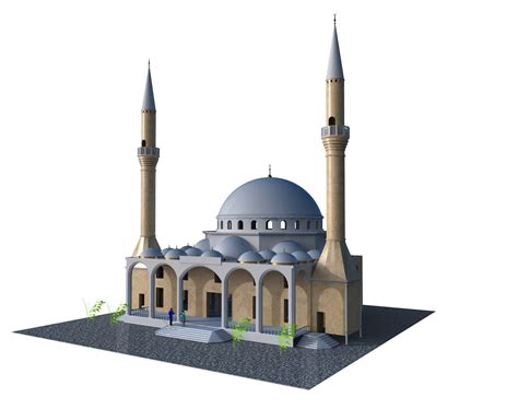 Mosque Infrastructure 3D Model .stl .sldprt .sldasm .slddrw - CGTrader.com