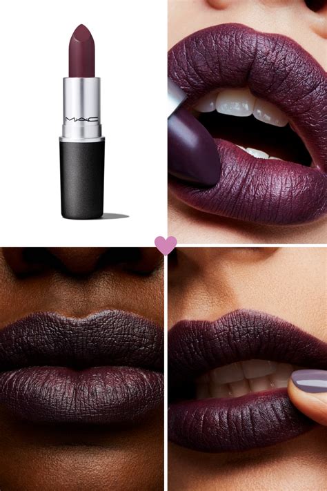 Dark Purple Lipstick