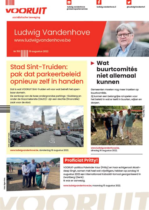 Nieuwsbrief Nr 150 Ludwig Vandenhove