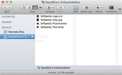 rapidshare desktop  mac softpedia
