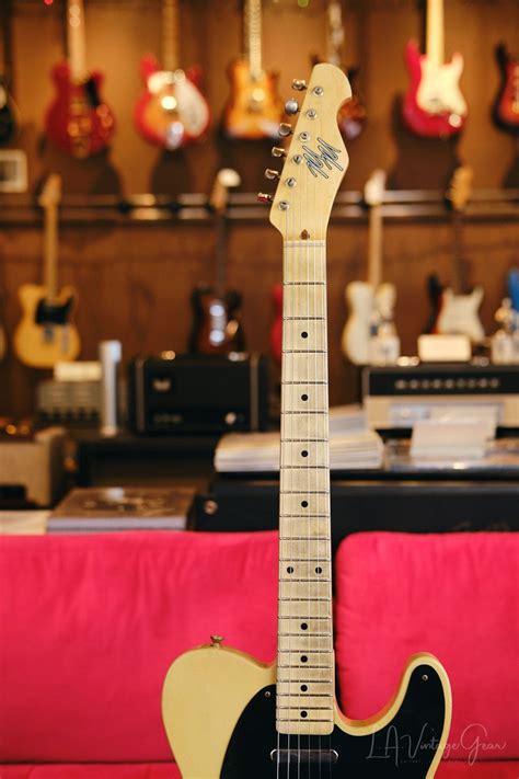 Mario Martin Model T Blackguard Electric Guitar Lightly Relic D Blonde Finish Just Born