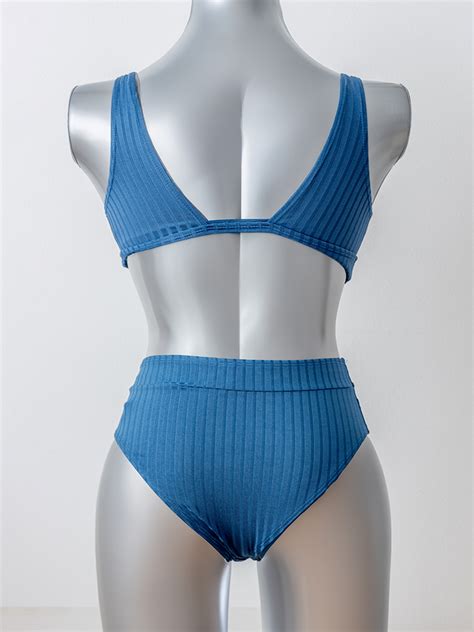 Push Up Bikini High Waisted Bikini Pit Strip Bikini Set PALMS