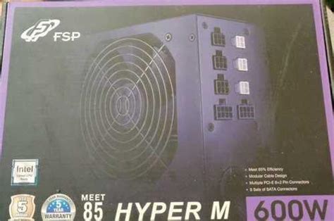 Блок питания FSP hyper M 600W | Festima.Ru - Мониторинг объявлений