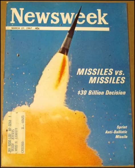 3271967 Newsweek Magazine Missiles Vietnam War Lyndon Johnson Orson