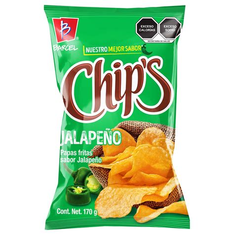 Papas Fritas Jalapeño 170gr Chips DelSol