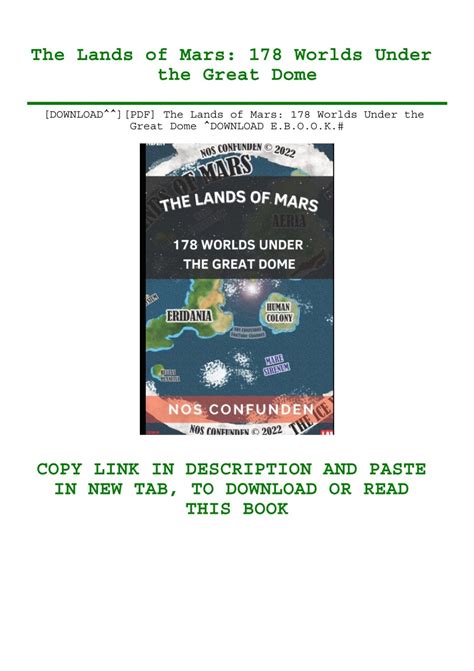 Download Pdf The Lands Of Mars 178 Worlds Under The Great Dome