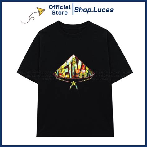 Áo Thun In Hình NÓN LÁ CHỮ VIỆT NAM Hài Hước Nam Nữ Unisex Cổ Tròn In Slogan Hot Trend Local