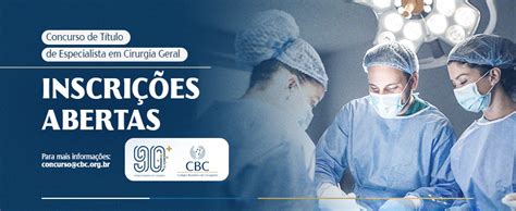 Concurso de Título de Especialista em Cirurgia Geral 2023 Edital CBC