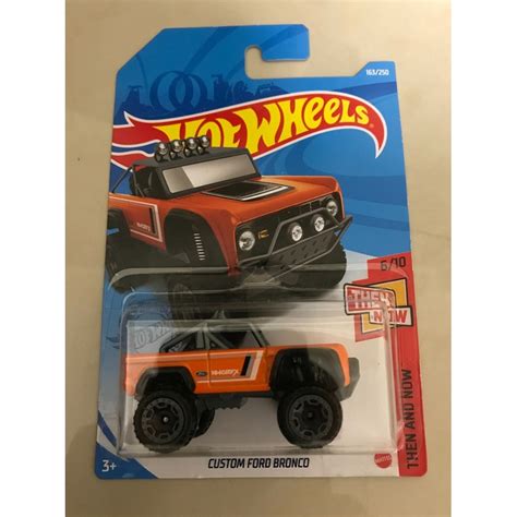 風火輪 Hot Wheels custom ford bronco 美泰兒 合金車 kke 蝦皮購物