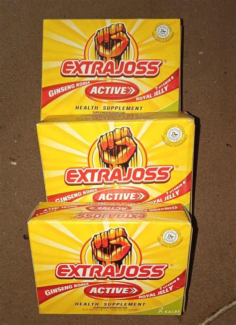 extra joss active  box isi  sachet lazada indonesia