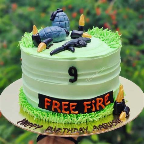 10 Free Fire Cake Design Ideas Free Fire Birthday Cake CricketFor