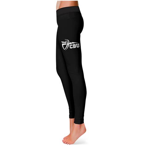 Women's Black California Baptist Lancers Thigh Logo Yoga Leggings : r