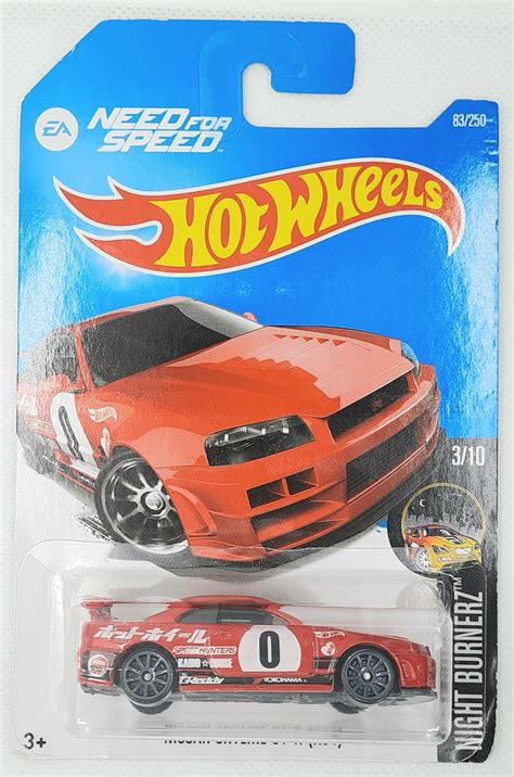 Hot Wheels Nissan Skyline Gt R R Red Etsy
