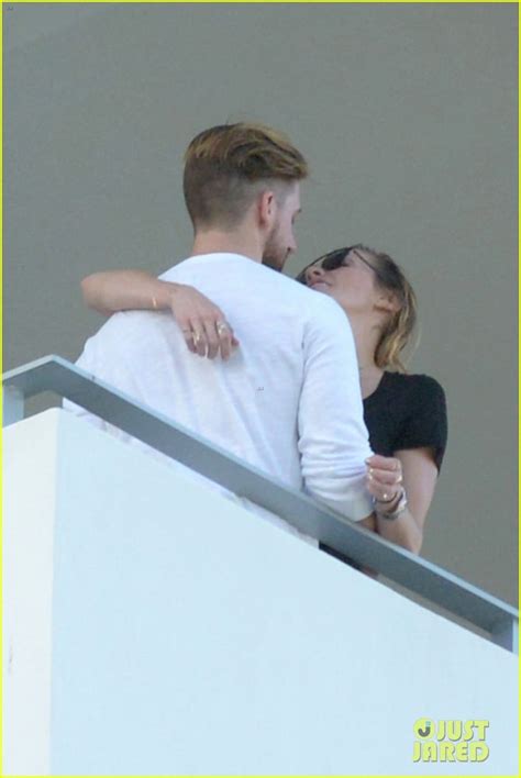 Katie Cassidy Kisses Mystery Man While Vacationing In Miami Photo Bikini Katie