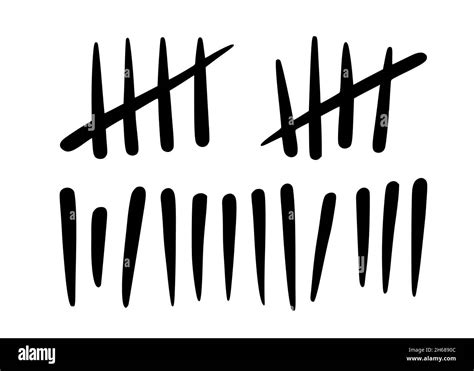 Tally Marks To Count Days In Prison Tally Marks For Math Lessons