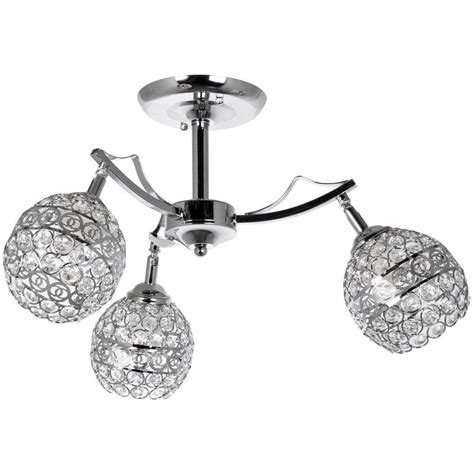 Lampa Sufitowa Ven W N Metalowa Oprawa Kule Glamour Plafon Z