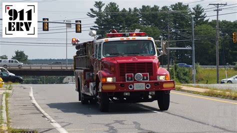 Merrimack Fire Truck Responding Engine 3 Youtube