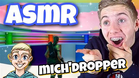 Asmr Je Test Le Nouveau Michdropper Sur Fortnite 😴💤 Il Est Ez