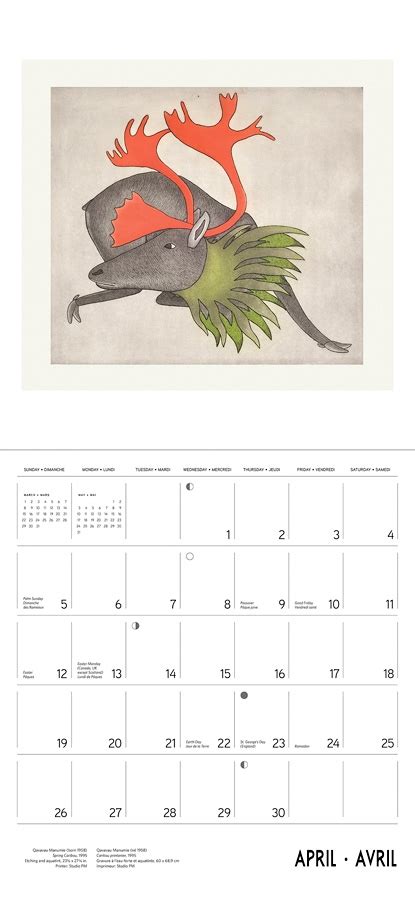 Inuit Art Calendar 2020 8595 One World Shop