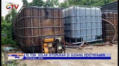 Tangkap Pelaku Penimbun BBM Bersubsidi 10 Ton Solar Ditemukan