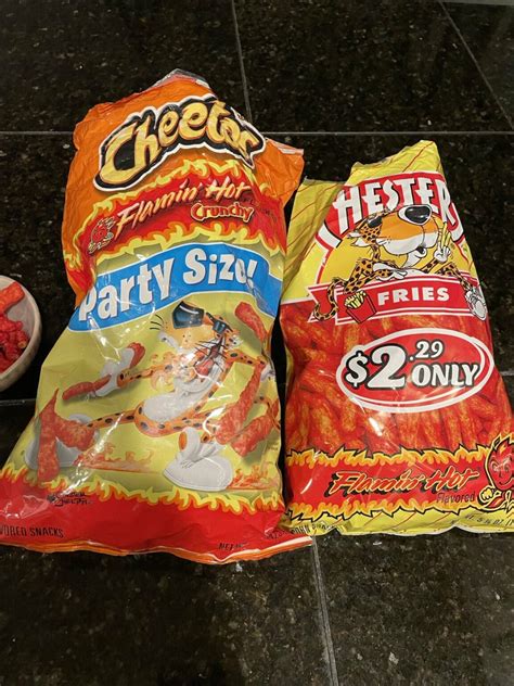 Who Else Likes Flaming Hot Cheetos And Chesters Flaming Fries Chili Chili
