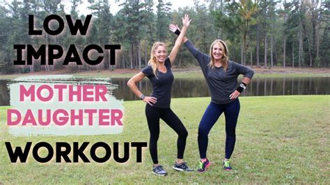 10 Minute Low Impact Mother Daughter Workout Cardio Abs Toning