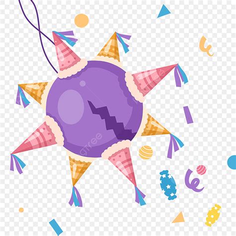 Gambar Pinata Acara Pesta Posada Mexico Pinata Clipart Posada Piñata