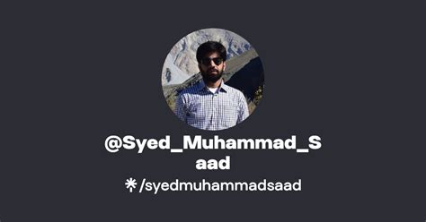 Syed Muhammad Saad Linktree