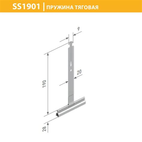 SS1701 - Пружина тяговая Алютех (ALUTECH ) - купить с доставкой по ...